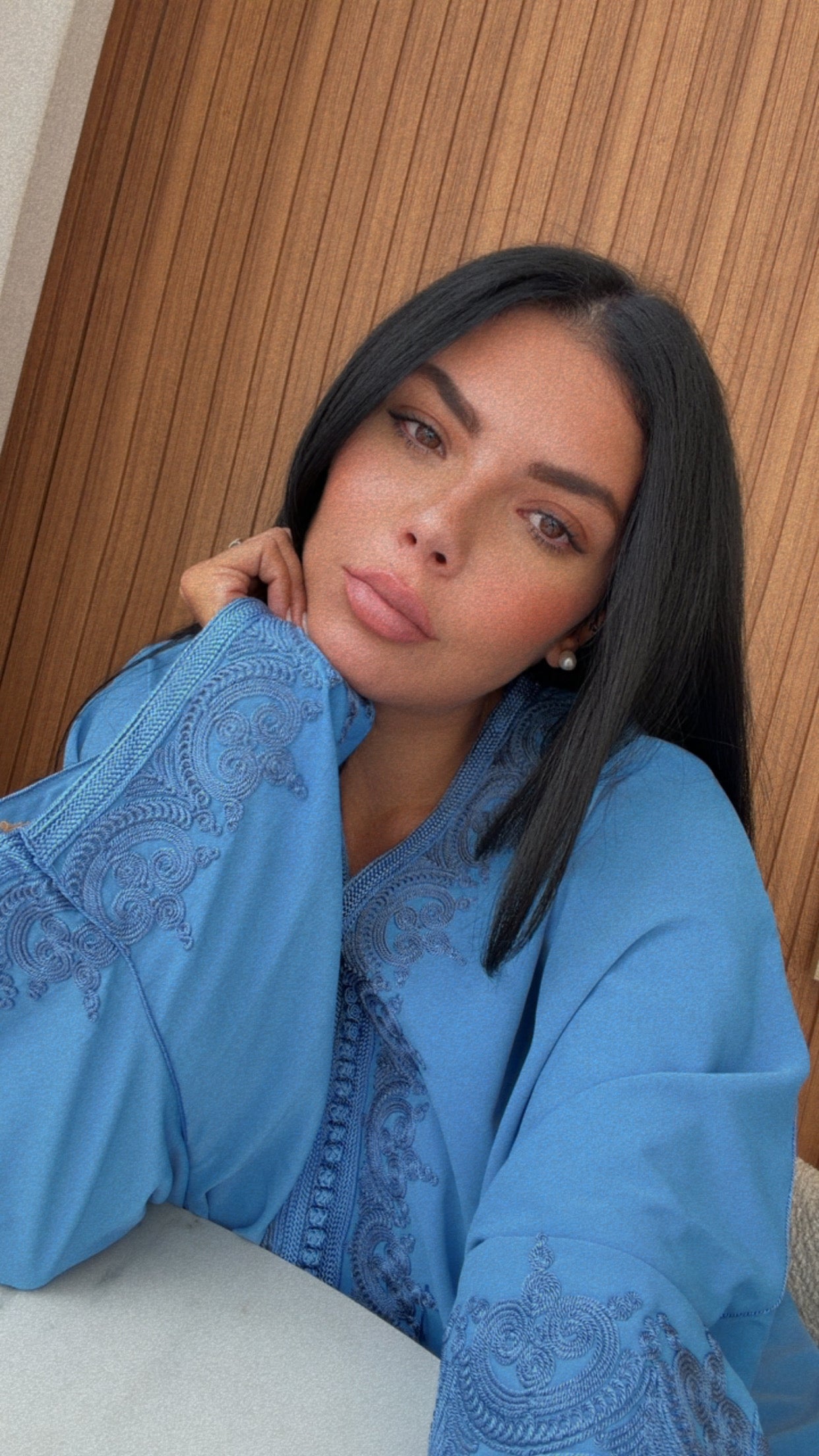 ROBE ZAYNA BLEU 🩵