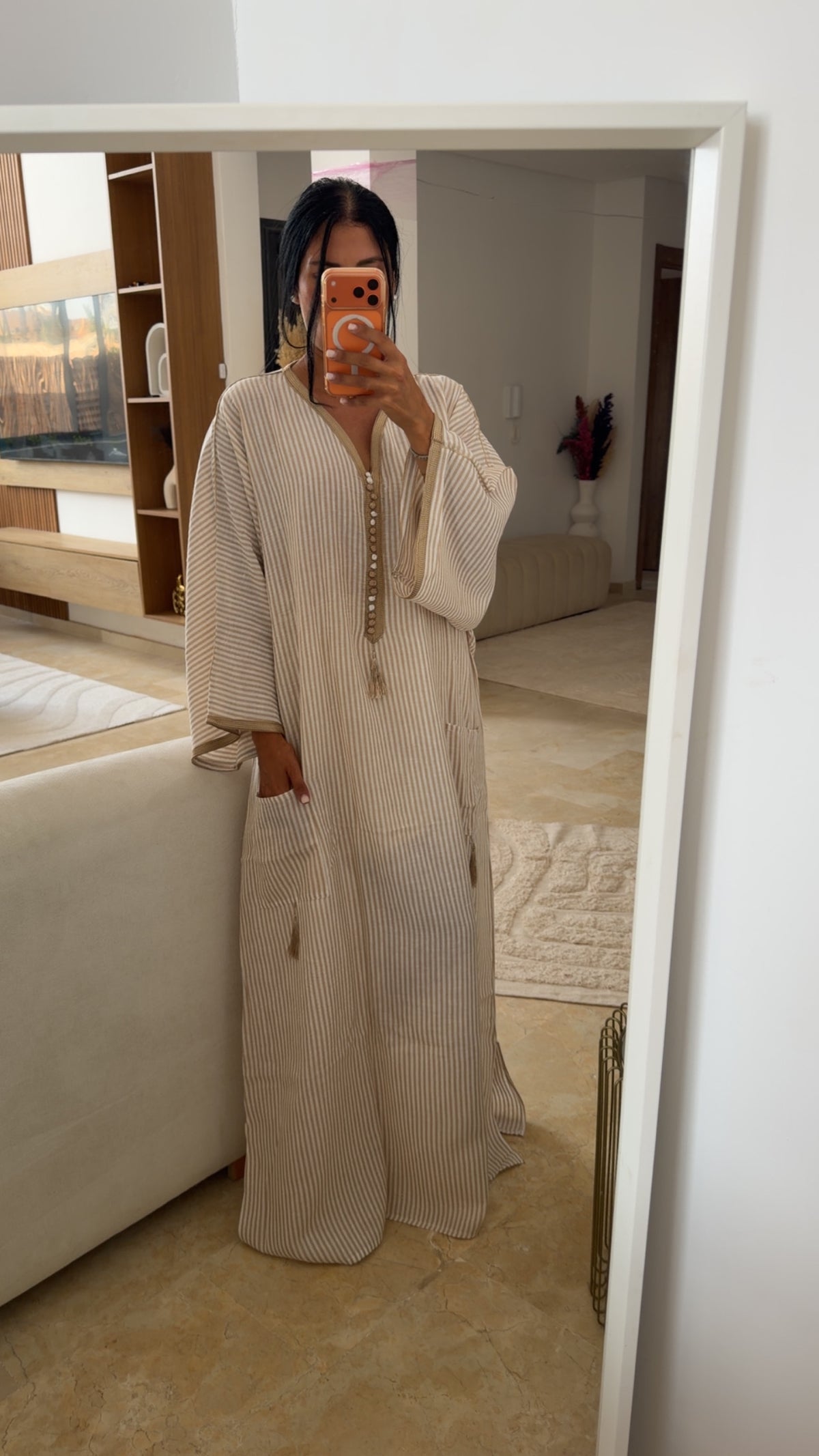 GANDOURA BEIGE
