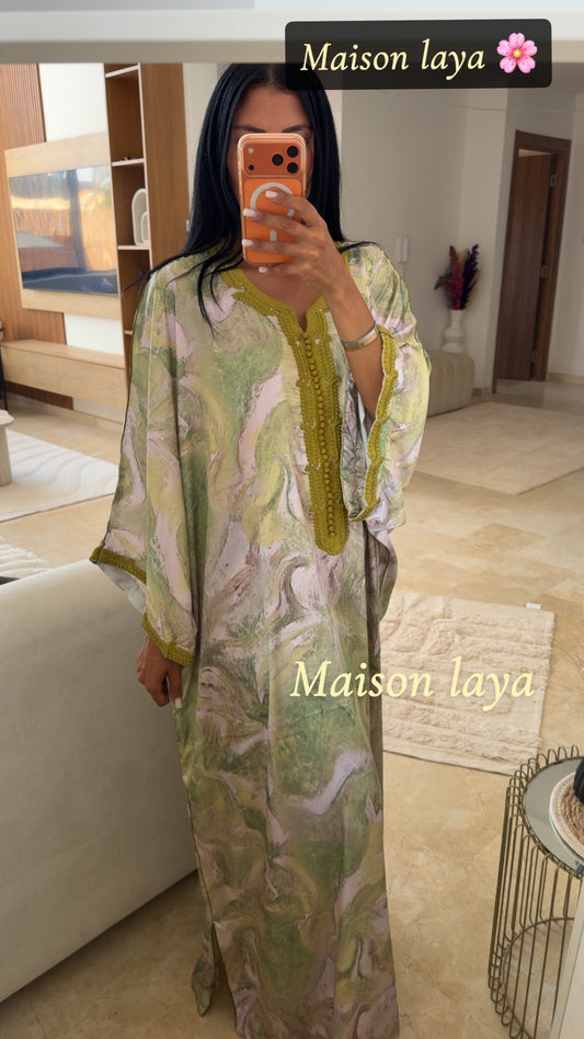 ROBE PISTACHE