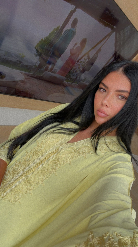 ROBE ZAYNA JAUNE
