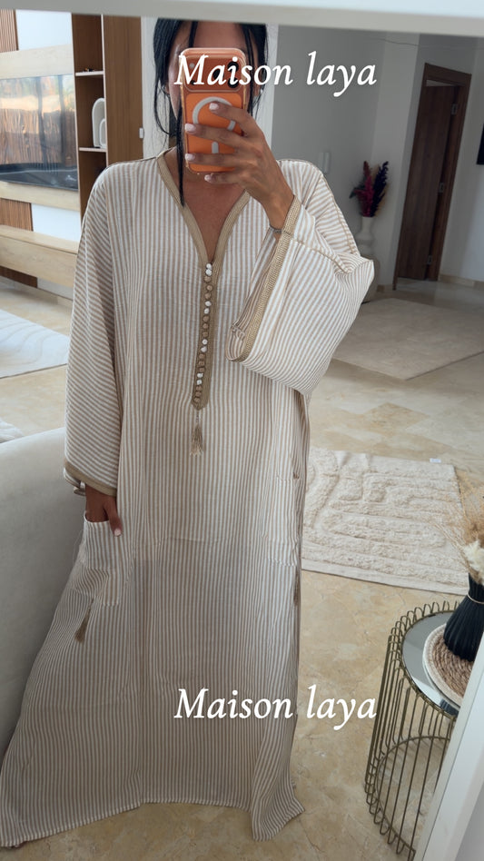 GANDOURA BEIGE