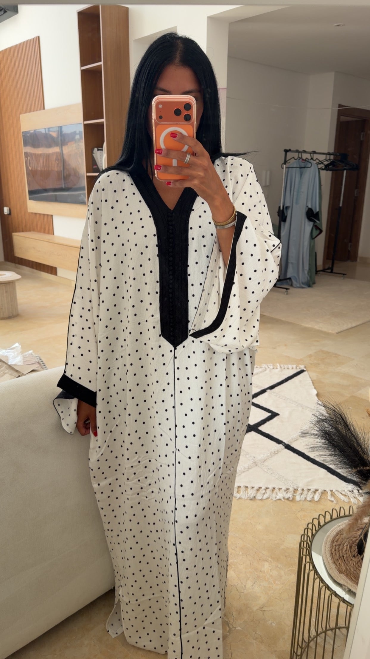 GANDOURA PETIT POIS