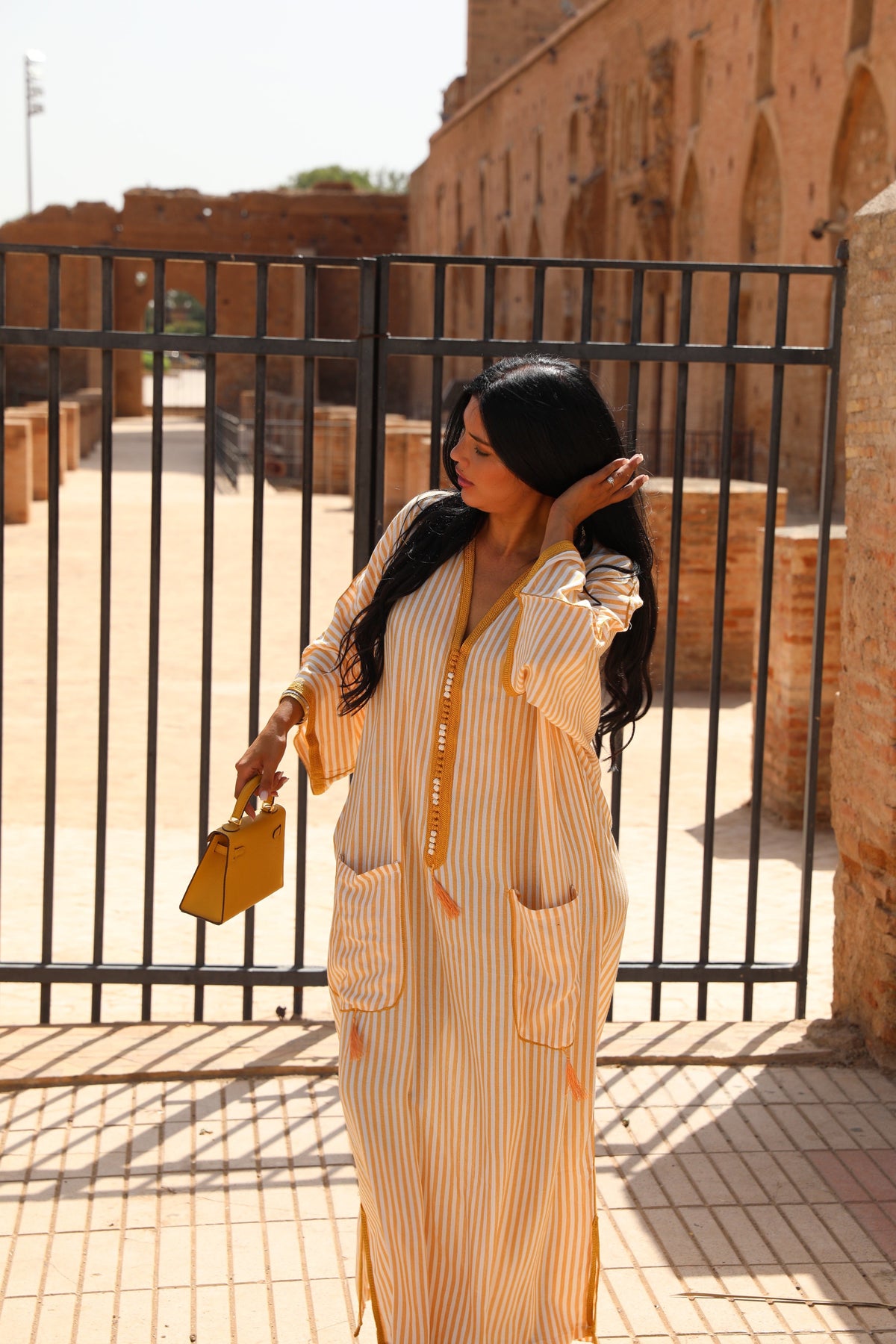 GANDOURA SABLE DORÉ💛🧡