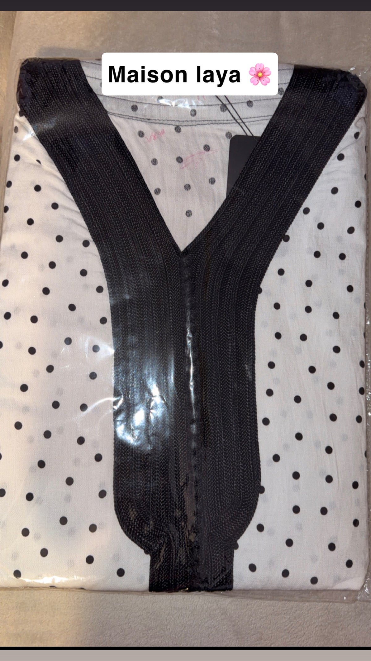 ROBE PETIT POIS