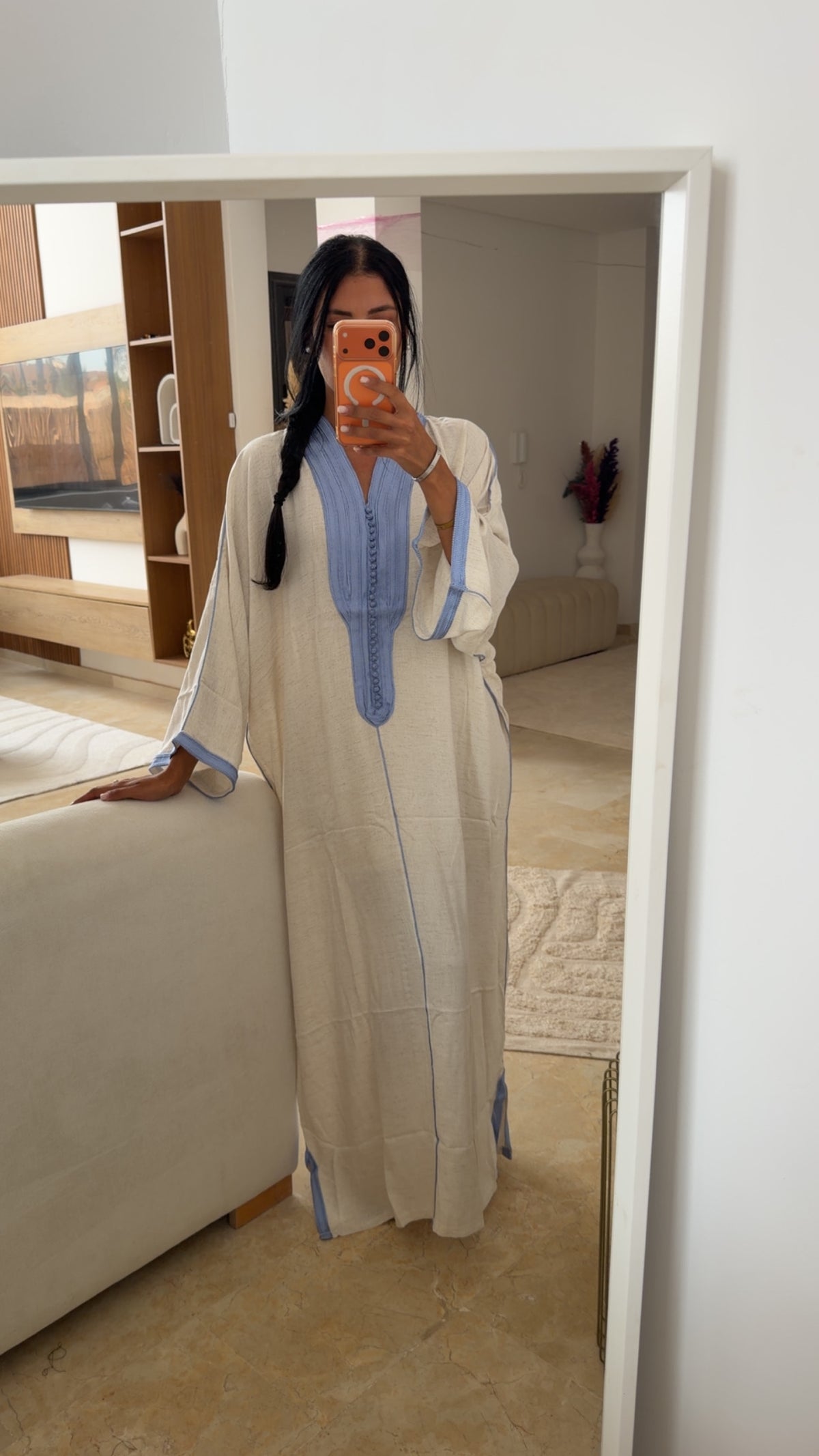 GANDOURA YASMINE BLUE