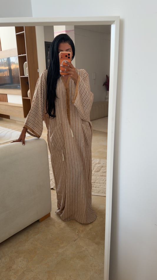 Gandoura CAMEL RAYE