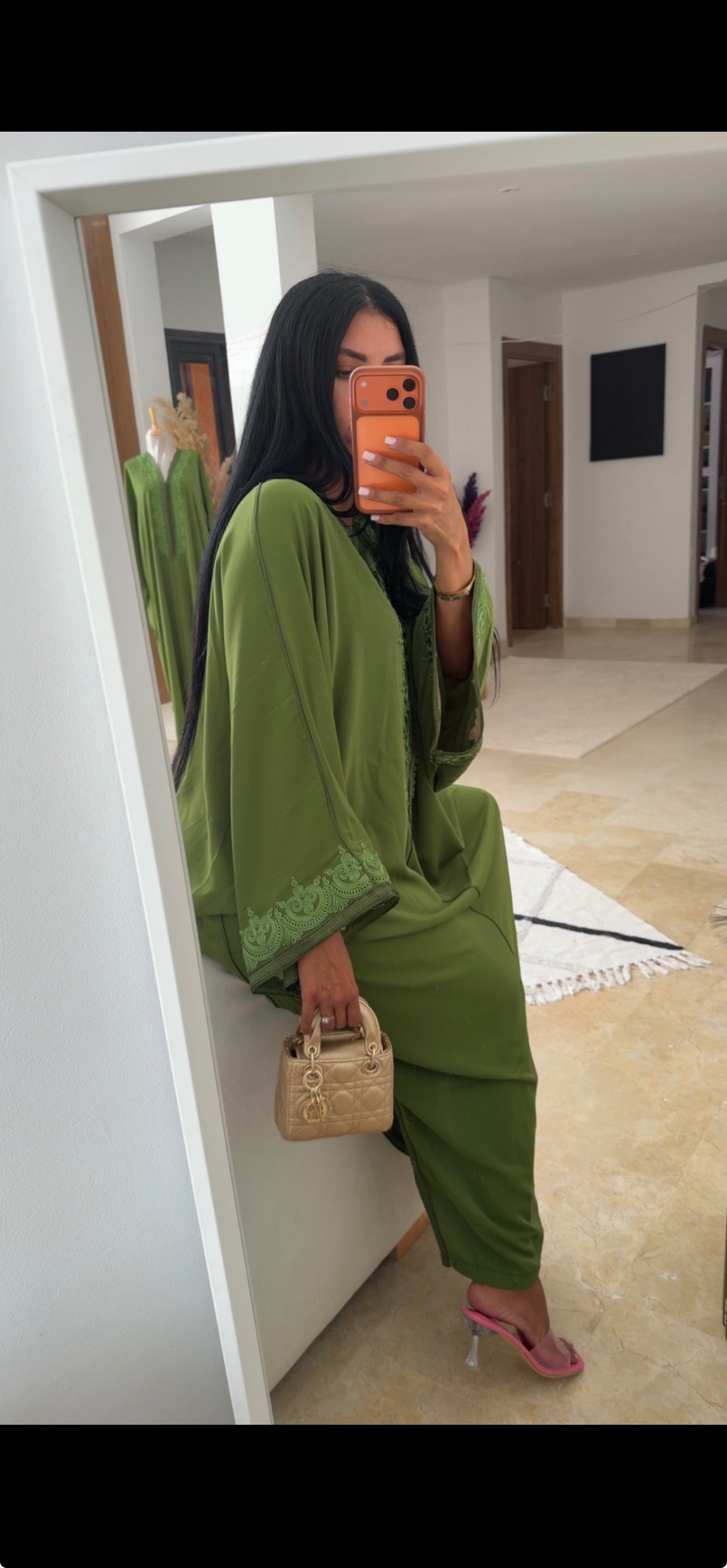 ROBE ZAYNA OLIVE
