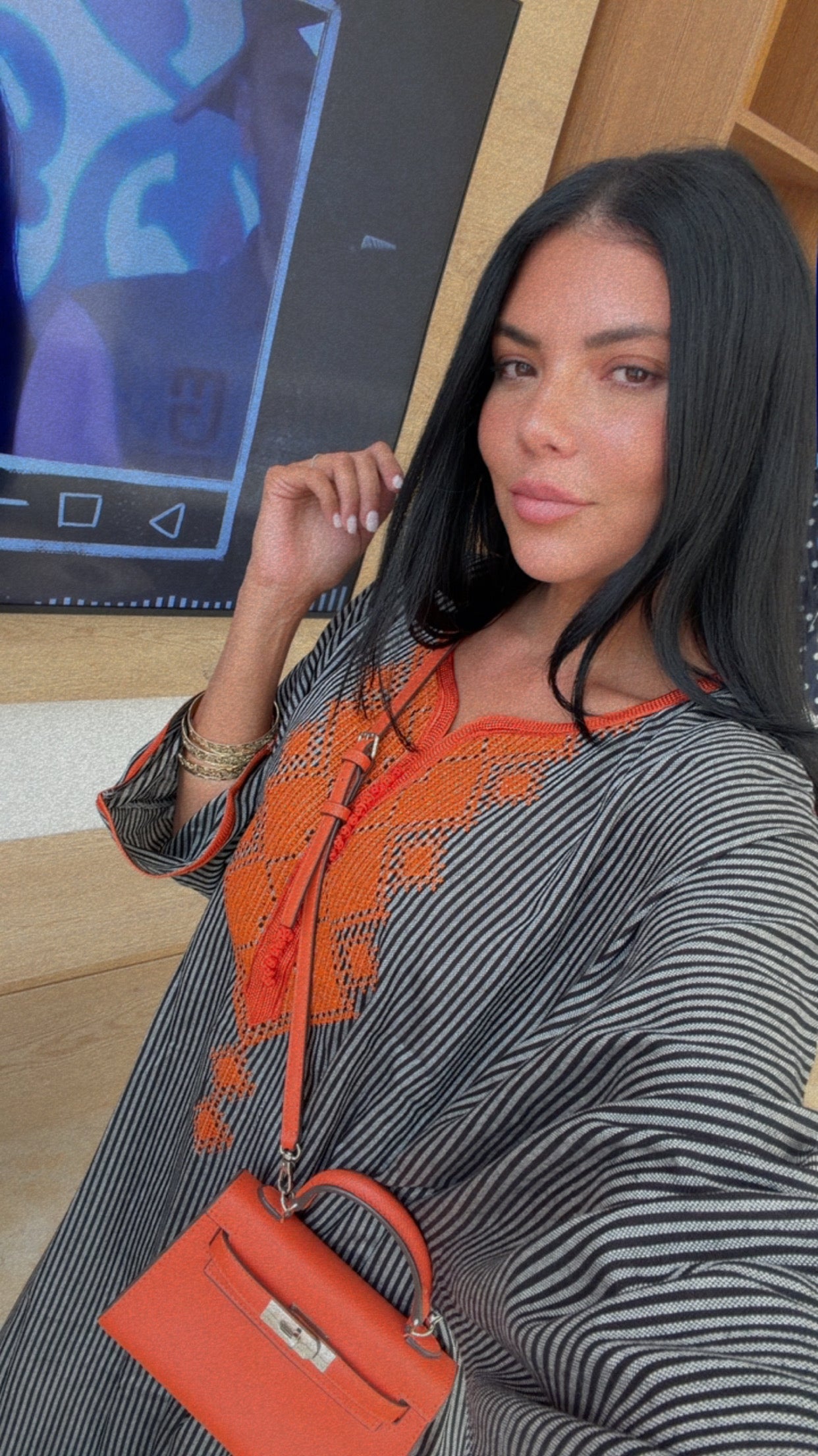 GANDOURA ORANGE