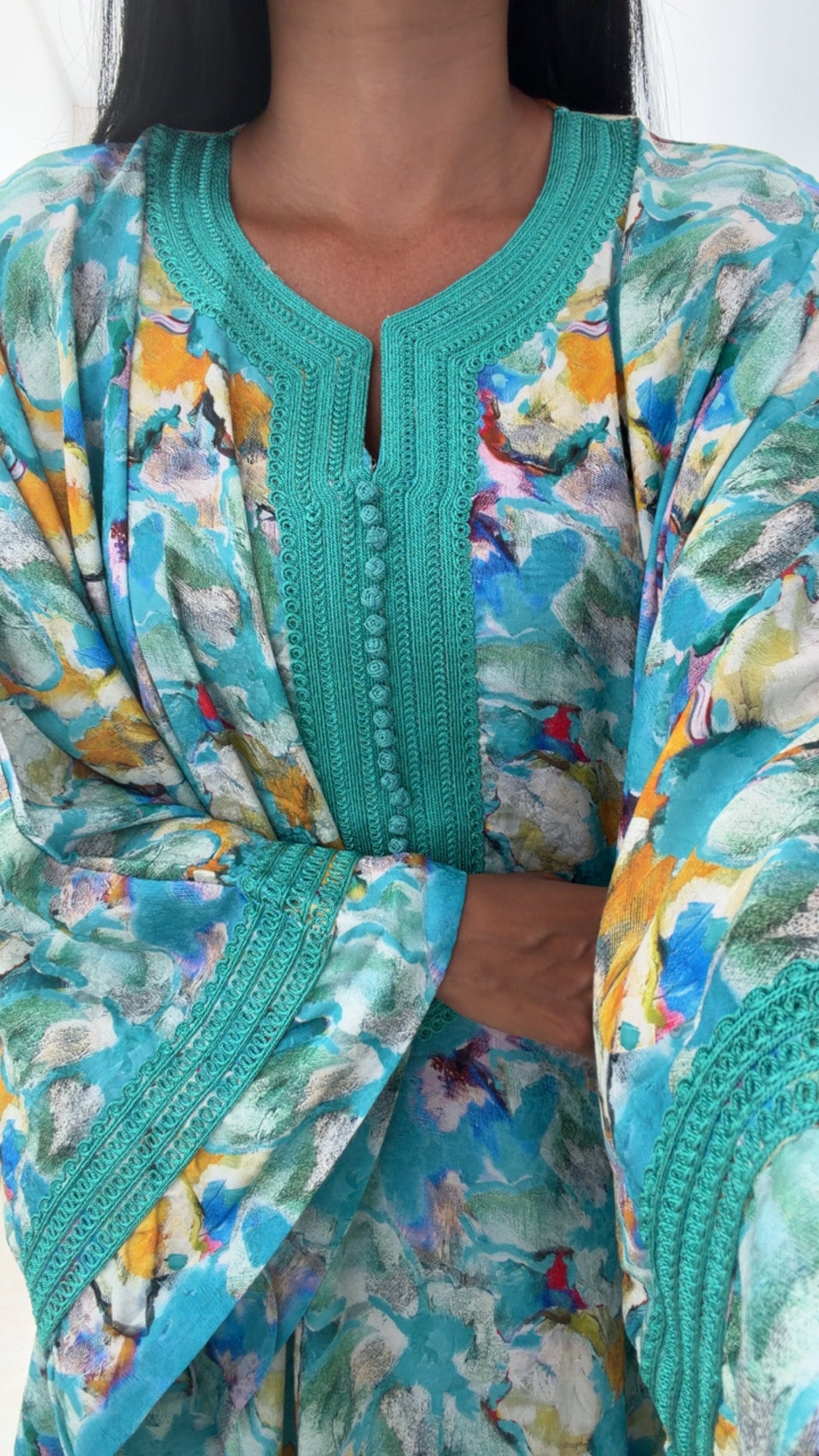 ROBE TURQUOISE